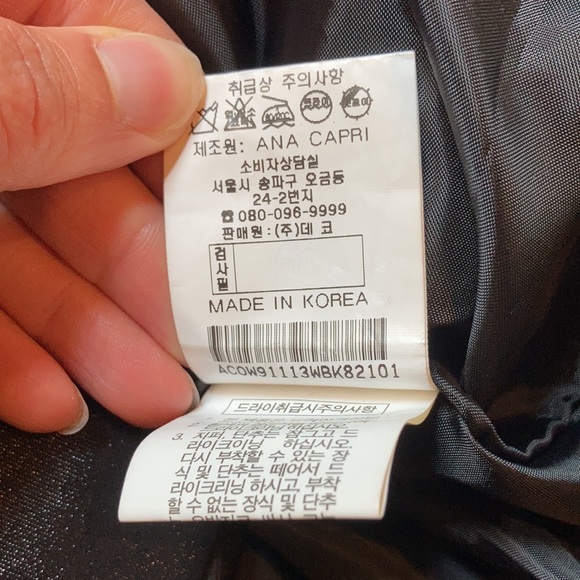 Ana Capri Black Gold Shimmer Dress - Picture 11 of 14